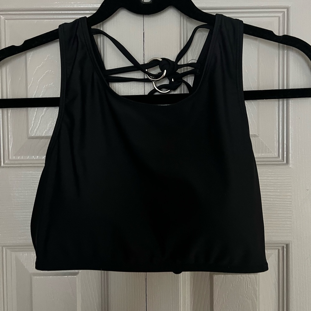 YMI - Black Swim Top - Size Medium